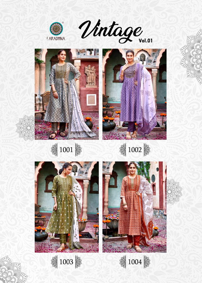 Vintage Vol 1 Aradhna Readymade Suits Catalog